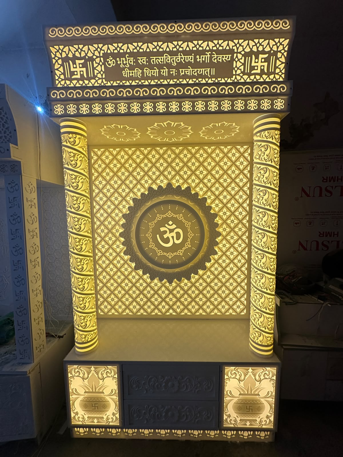 Luxury pooja room